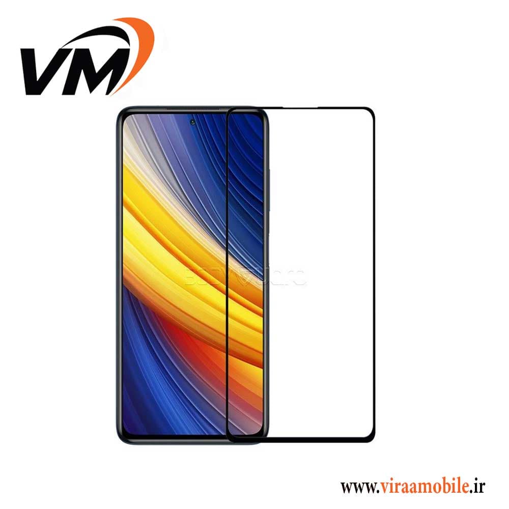 محافظ صفحه نمایش فول چسب Xiaomi Poco X3 Pro