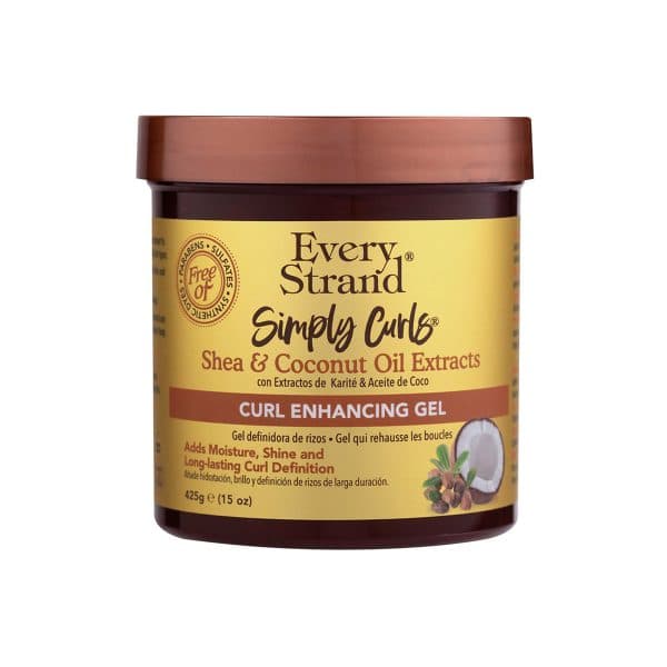 ژل تقویت کننده موهای فر شی باتر و روغن نارگیل اوری استرند Simply Curls with Shea and Coconut Oil Curl Enhancing Gel — تصویر ۴