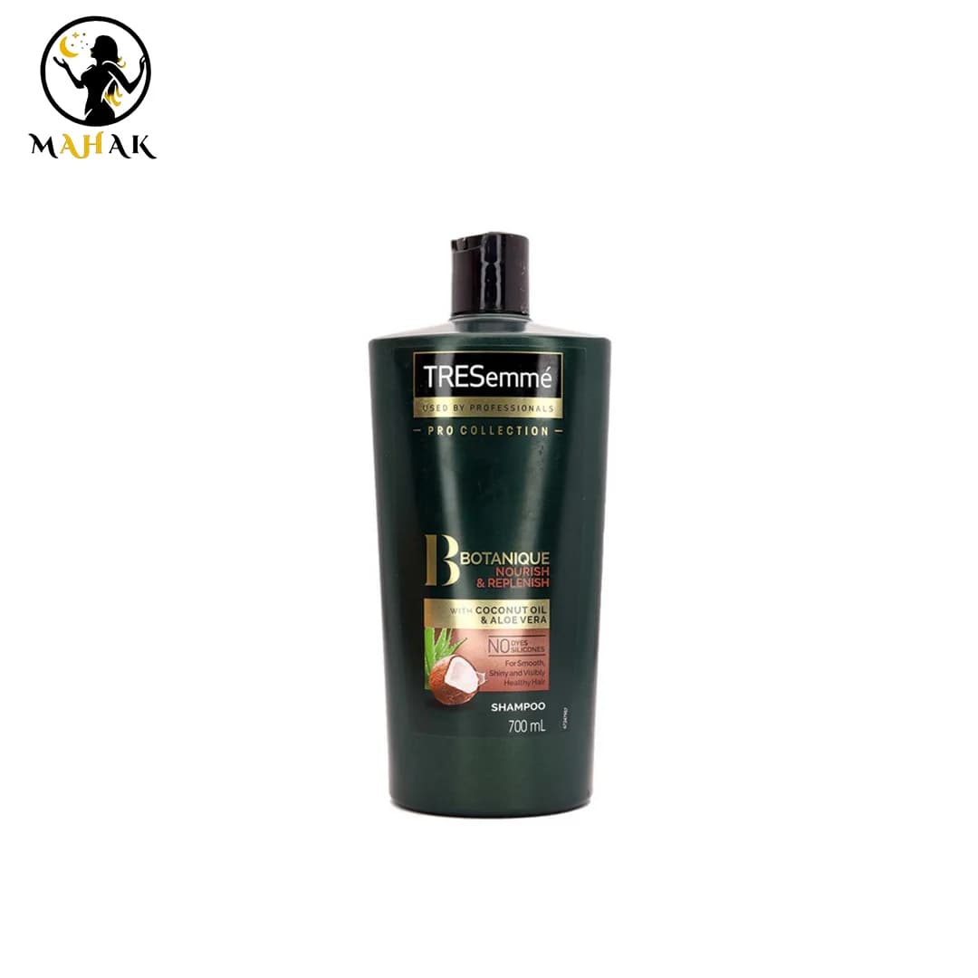 شامپو تقویت کننده بوتانیک سبز ترزمه Tresemme Botanique Nourish Hair Shampoo — تصویر ۵