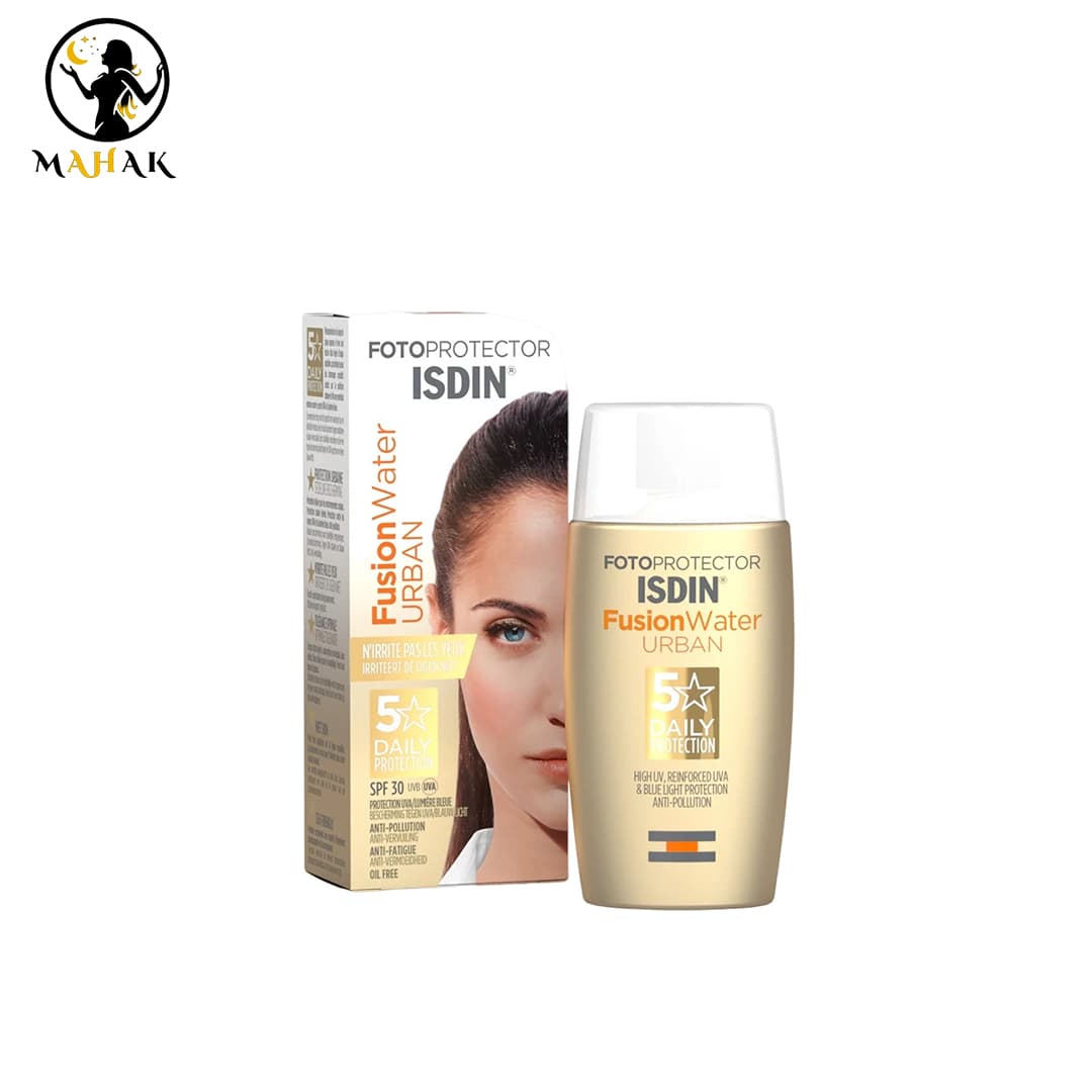 ضد آفتاب فیوژن واتر اوربان ایزدین Isdin Fusion Water Urban SPF30 — تصویر ۲