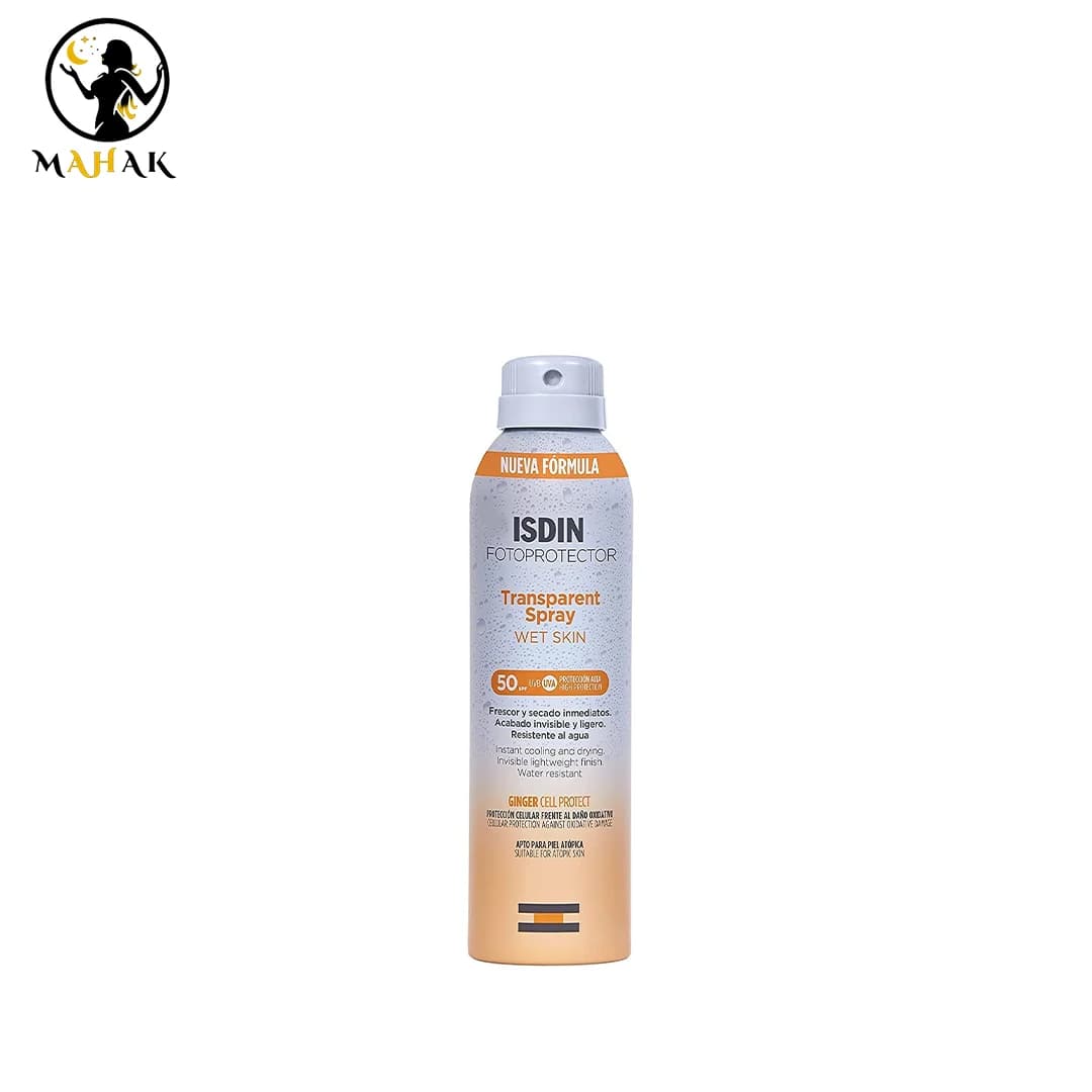 اسپری ضد آفتاب فوتوپروتکتور ایزدین مدل transparent spray spf50