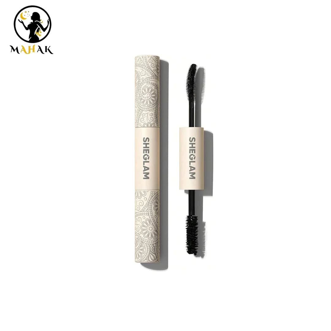 ریمل دو سر حجم دهنده و بلند کننده شیگلم ALL-IN-ONE VOLUME & LENGTH MASCARA-WASHABLE BLACK — تصویر ۵
