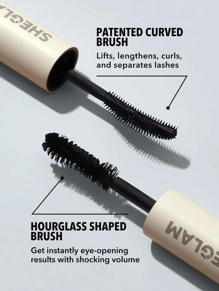 ریمل دو سر حجم دهنده و بلند کننده شیگلم ALL-IN-ONE VOLUME & LENGTH MASCARA-WASHABLE BLACK — تصویر ۴