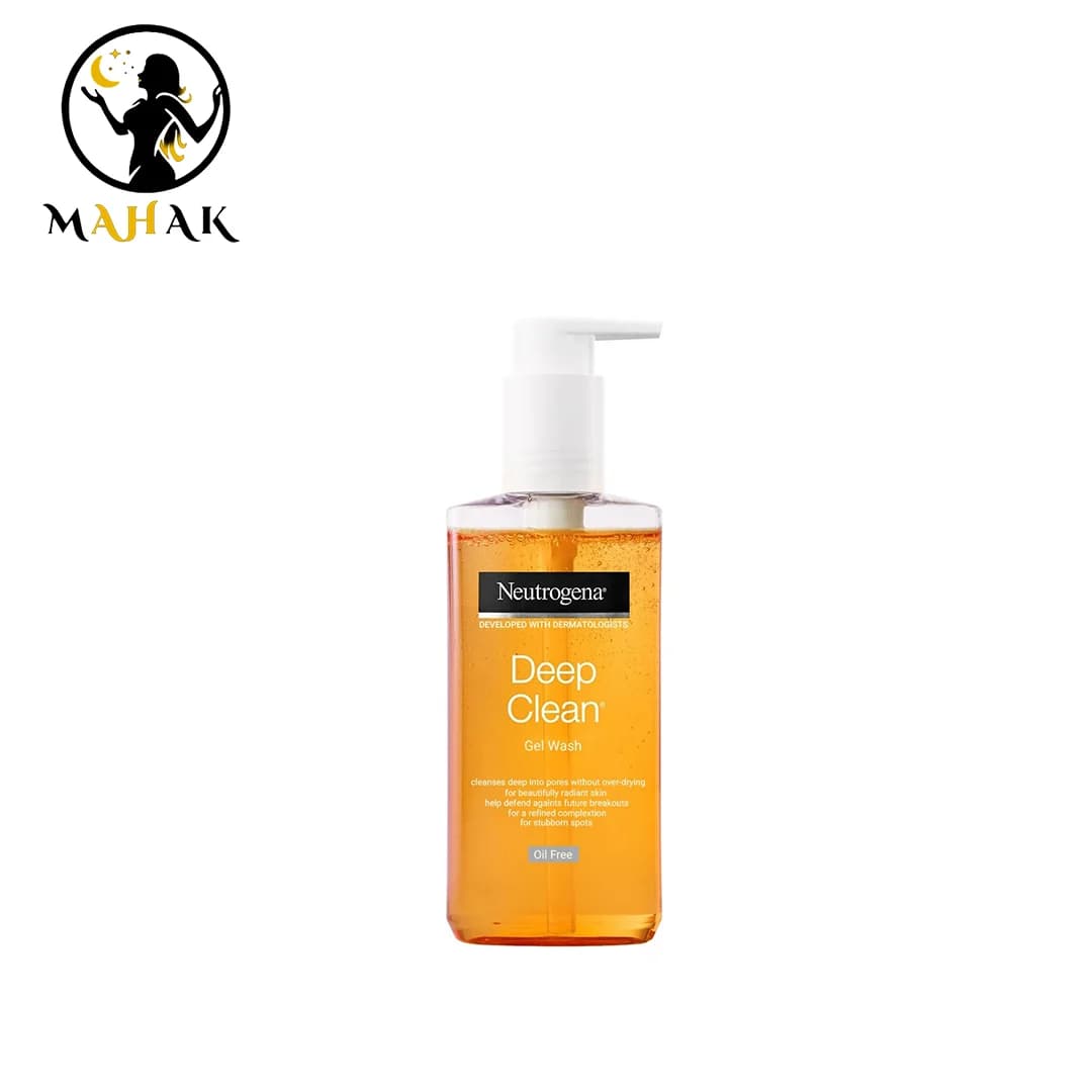 ژل شستشو دیپ کلین نوتروژینا Neutrogena deep clean Facial Wash 200ml — تصویر ۳