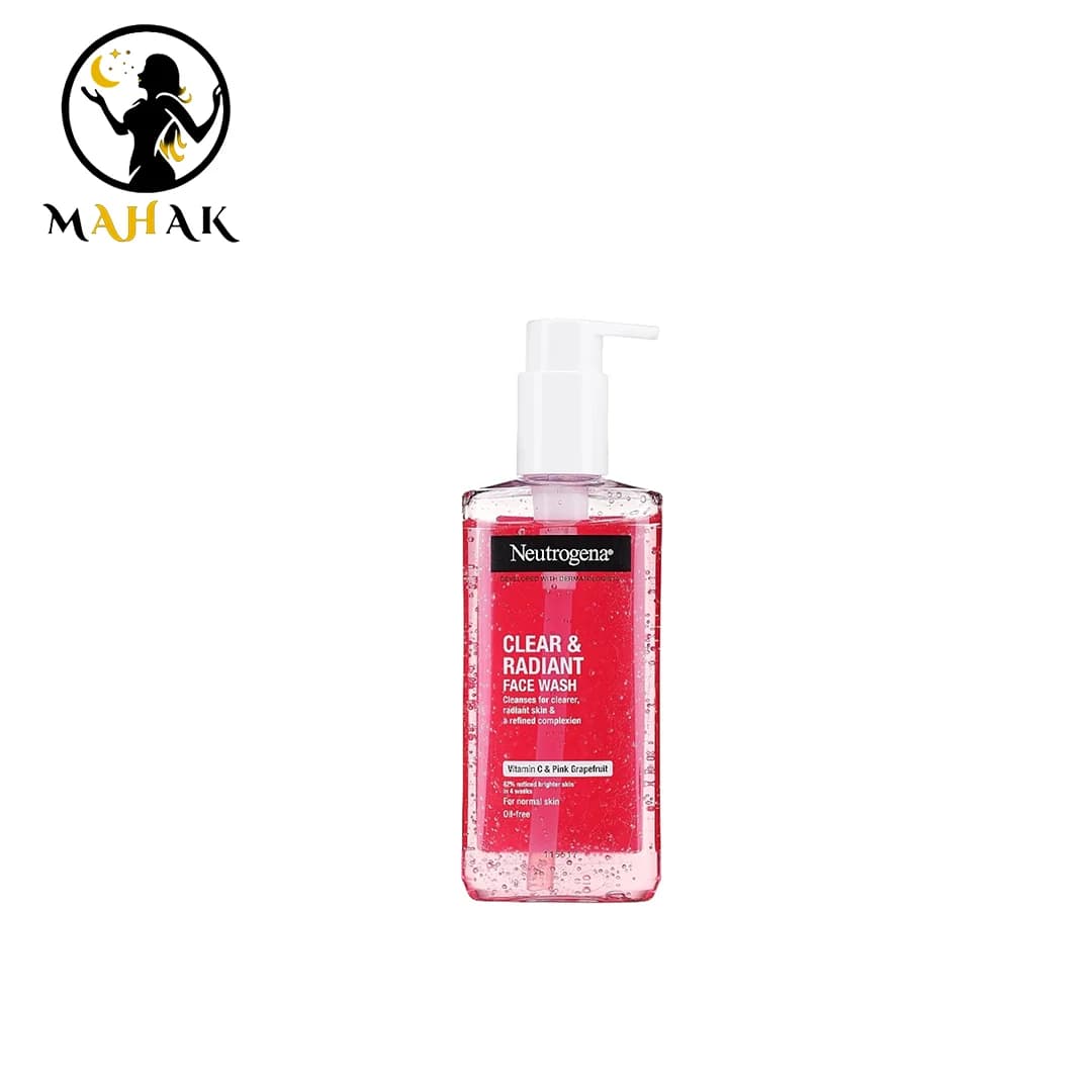 ژل شستشو روشن کننده نوتروژینا Neutrogena Fresh & Clear Facial Wash 200ml — تصویر ۲