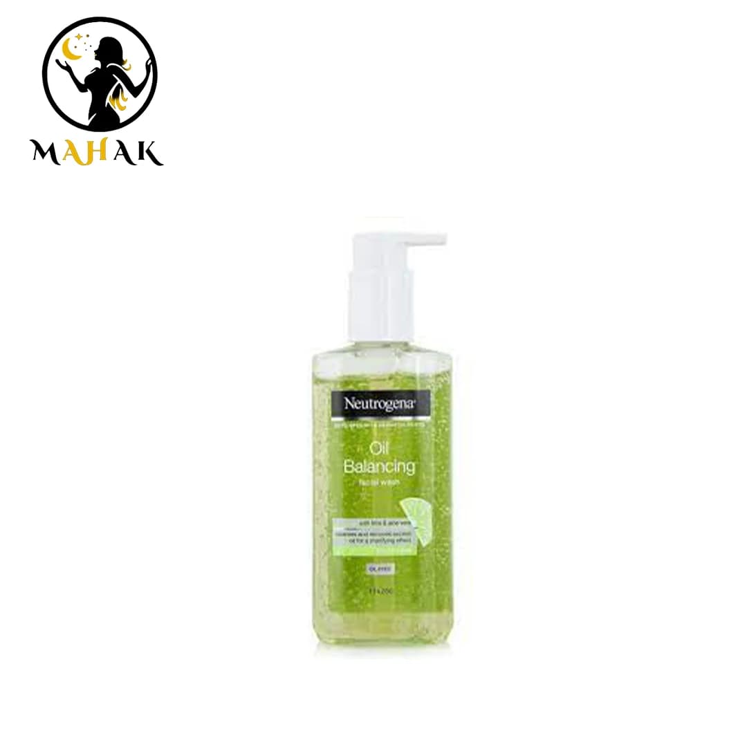 ژل شستشو کنترل چربی نوتروژینا Neutrogena oil balancing Facial Wash 200ml — تصویر ۳