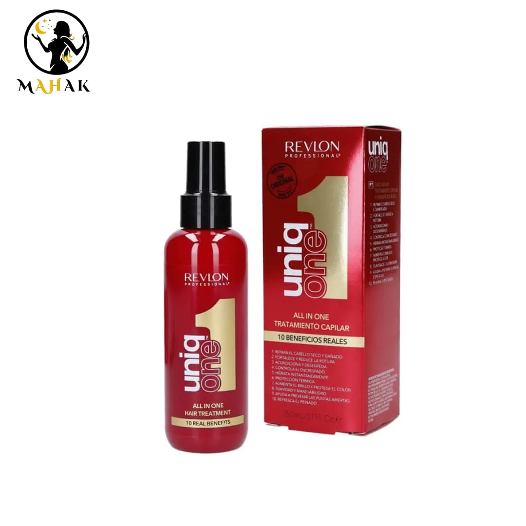 اسپری موی ترمیم کننده 10 کاره رولون یونیک وان Revlon Uniq One Hair Treatment 150ml — تصویر ۲