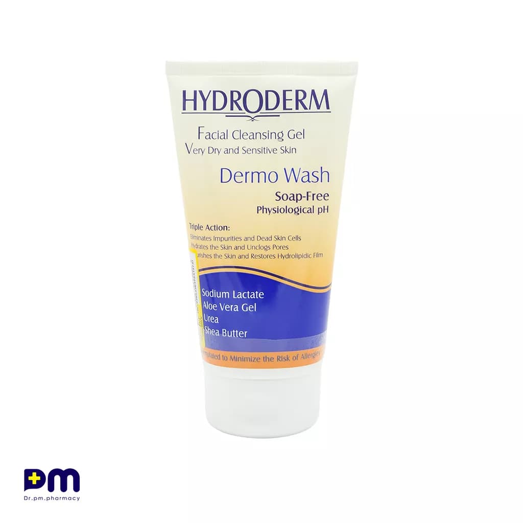 ژل شستشوی صورت هیدرودرم مدل Dermo Wash مناسب پوست بسیار خشک — تصویر ۸