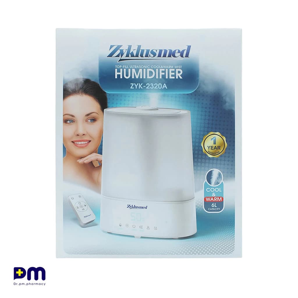 دستگاه بخور سرد و گرم اولتراسونیک زیکلاس مد مدل ZYK-2320A — تصویر ۶
