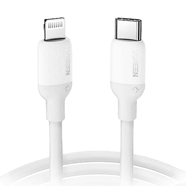 کابل شارژ و دیتا 3 آمپر لایتنینگ به USB-C یوگرین مدل US387