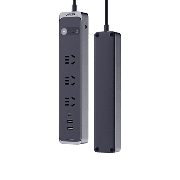 چند راهی برق یوگرین با 3 پریز برق و 1 پورت USB-C و 2 پورت USB-A مدل CD337 کد 90895