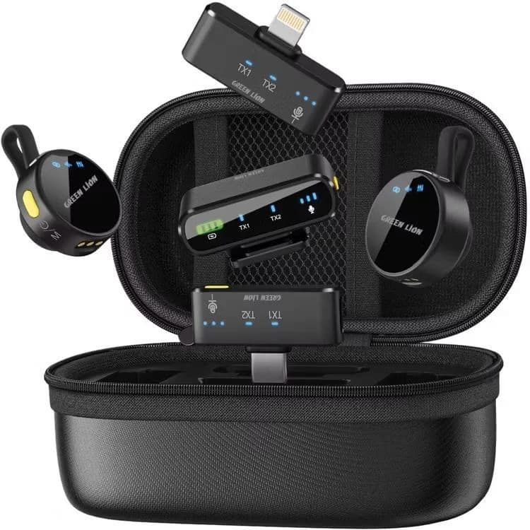 میکروفون بی‌سیم گرین لاین Green Lion GM-85X 3-in-1 Wireless Microphone