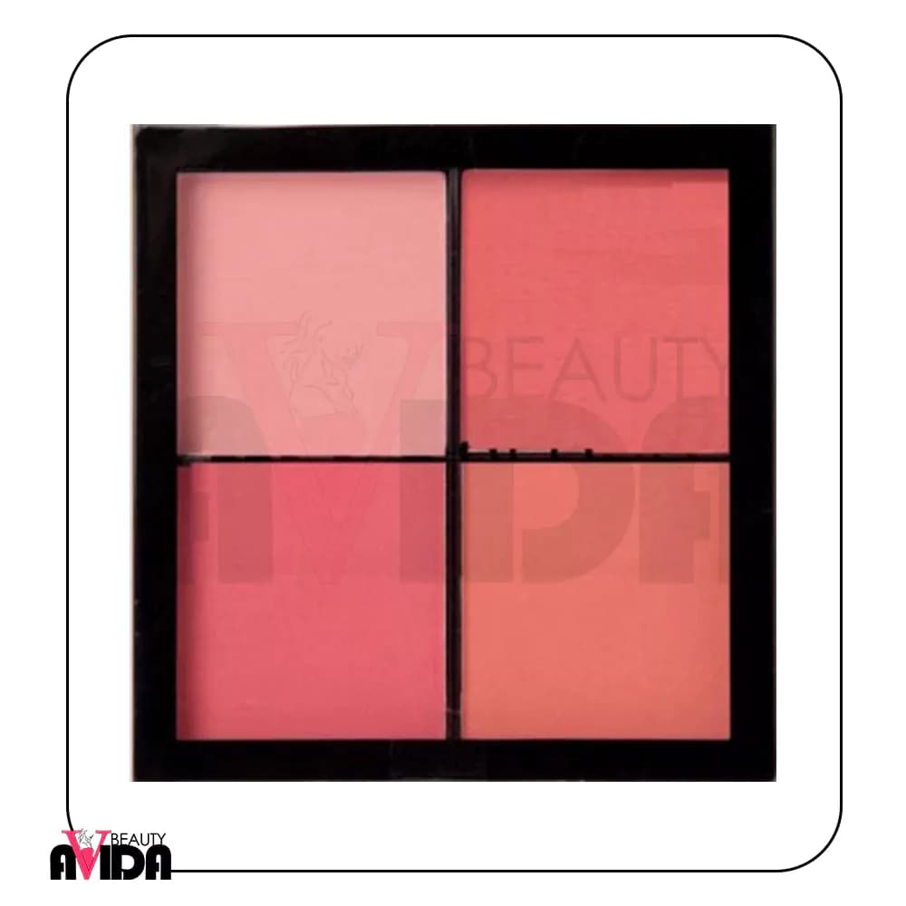 پالت رژگونه 4 رنگ مات تکنیک Technic Mega Blush — تصویر ۵