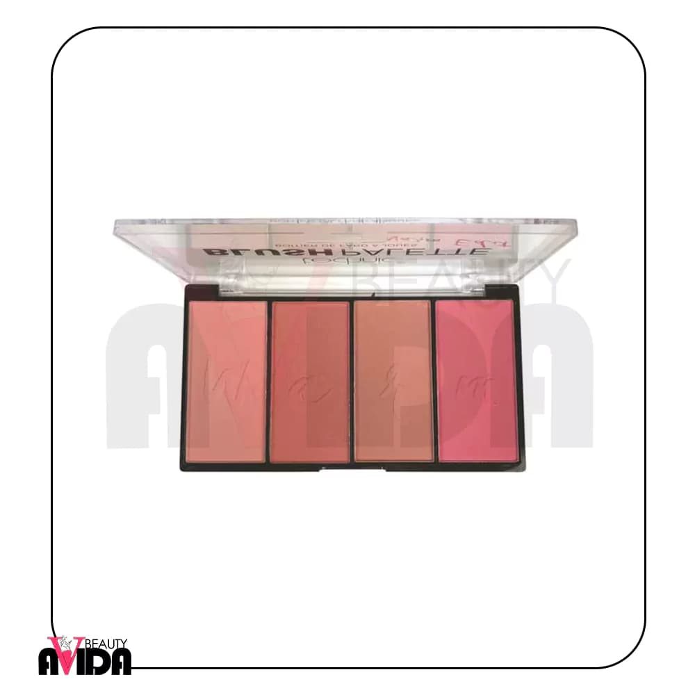 پالت رژگونه 4 رنگ تکنیک مدل Technic Blush Palette Warm Edit — تصویر ۳