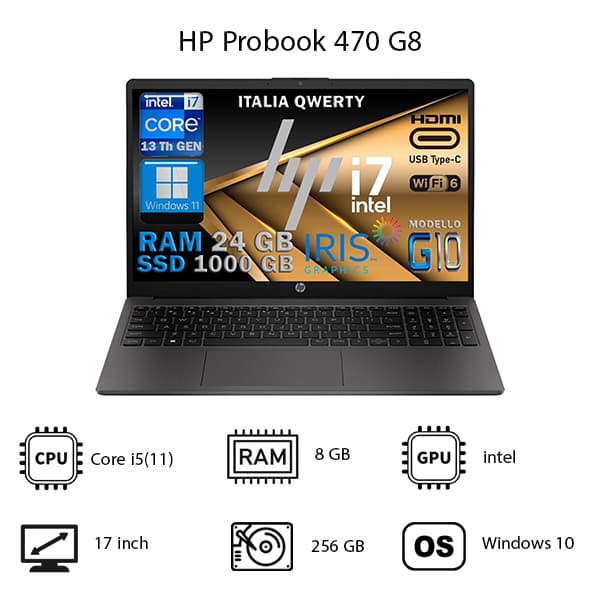 لپ تاپ HP مدل Probook 470 G8