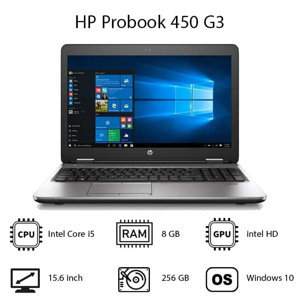 لپ تاپ HP مدل Probook 450 G3 — تصویر ۷