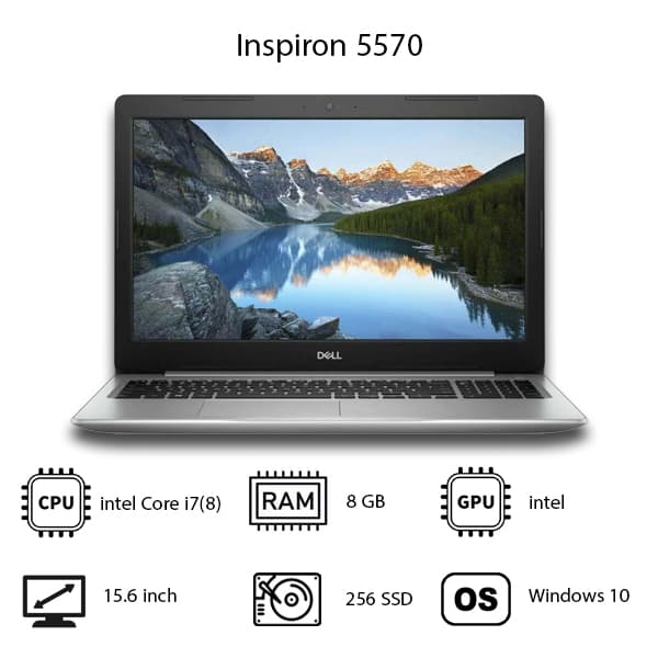 لپ تاپ Dell مدل Inspiron 5570 – i7 لمسی