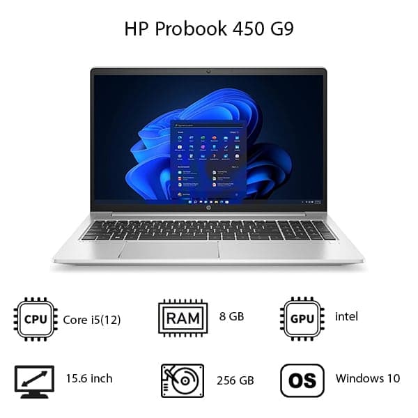 لپ تاپ HP مدل Probook 450 G9 i5 — تصویر ۲