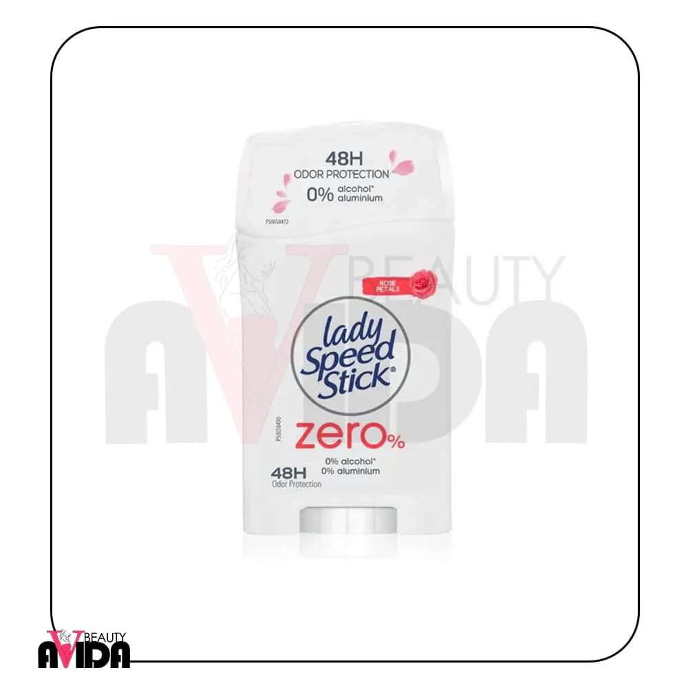 استیک ضد تعریق زنانه لیدی اسپید استیک گل رز مدل Zero وزن 40 گرم