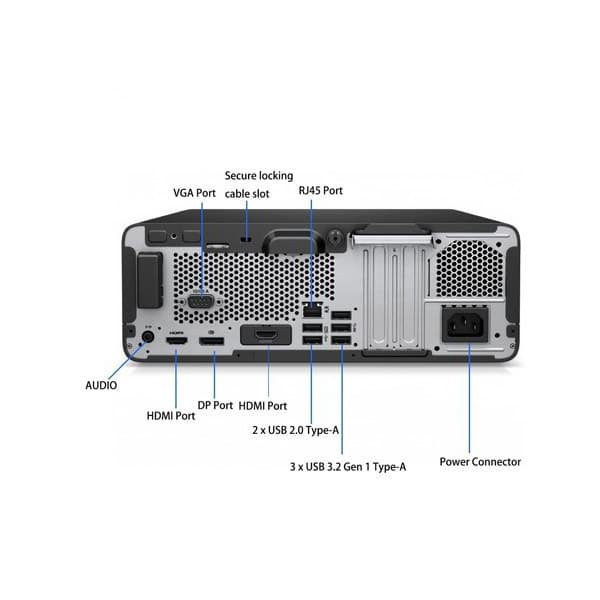 مینی کیس (hp 400 g7 core i7 (10 — تصویر ۵