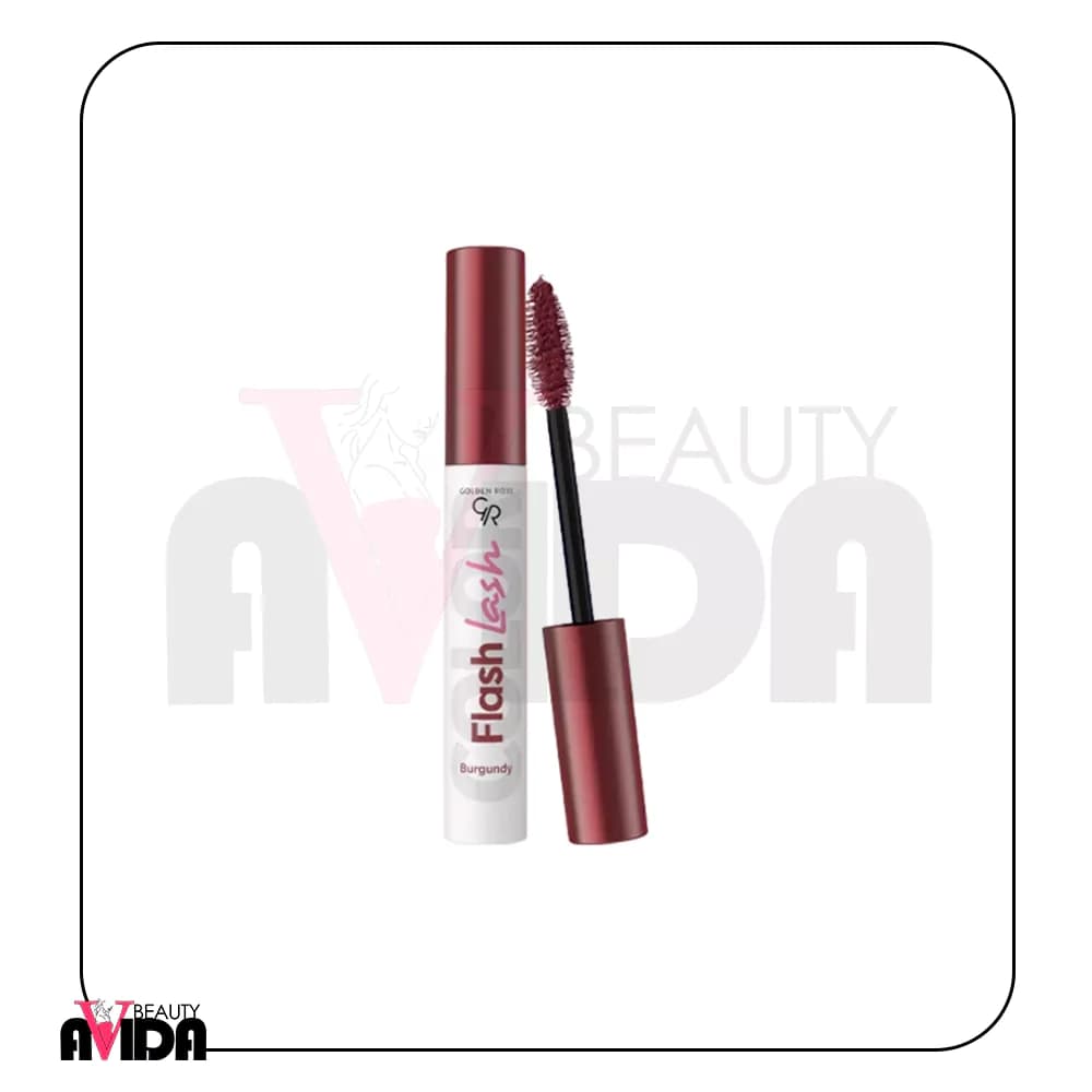 ریمل حجم‌دهنده گلدن رز مدل فلش لش Burgundy شماره 10 — تصویر ۳