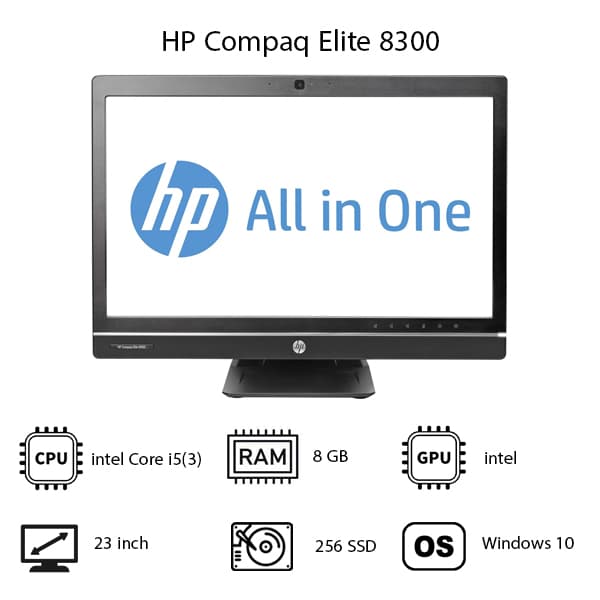 آل این وان HP مدل Compaq Elite 8300 – لمسی