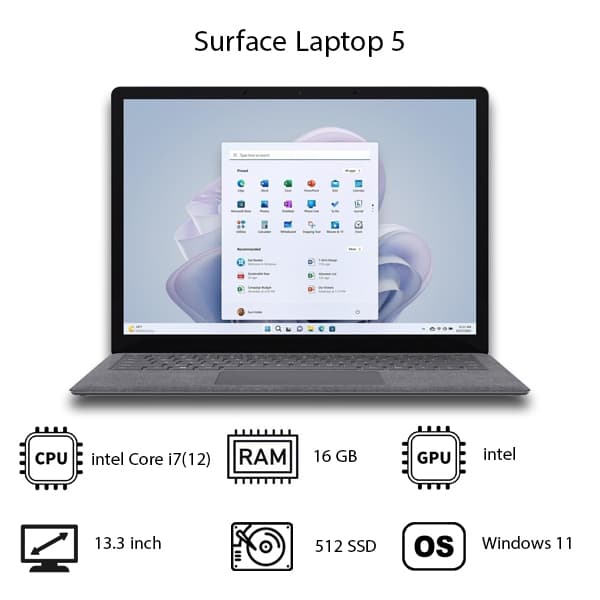 لپ تاپ Microsoft Surface Laptop 5 – i7
