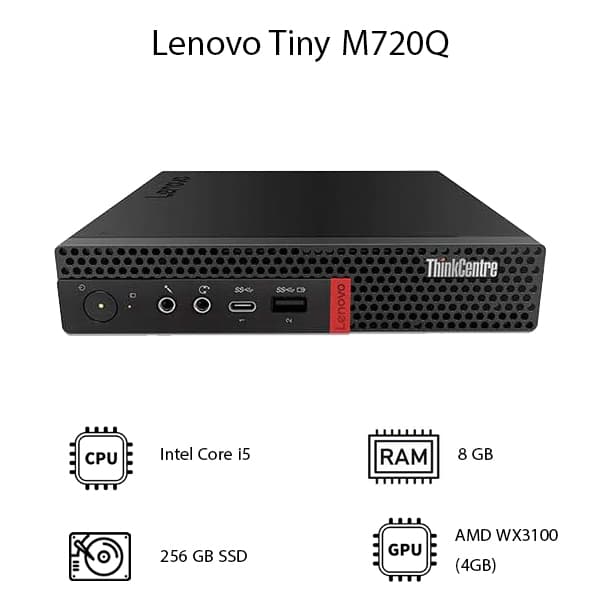 مینی کیس Lenovo Tiny M720Q – نسل 8