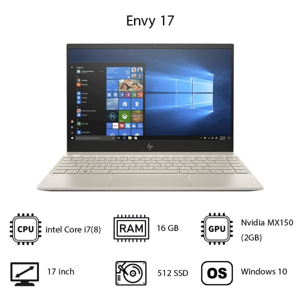 لپ تاپ HP مدل Envy 17
