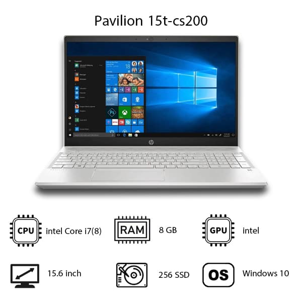 لپ تاپ HP مدل Pavilion 15t-cs200 — تصویر ۱۰