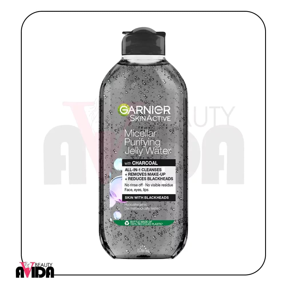 میسلار ژل ذغالی گارنیر مدل Garnier Micellar Purifying Jelly Water حجم 400 میلی لیتر