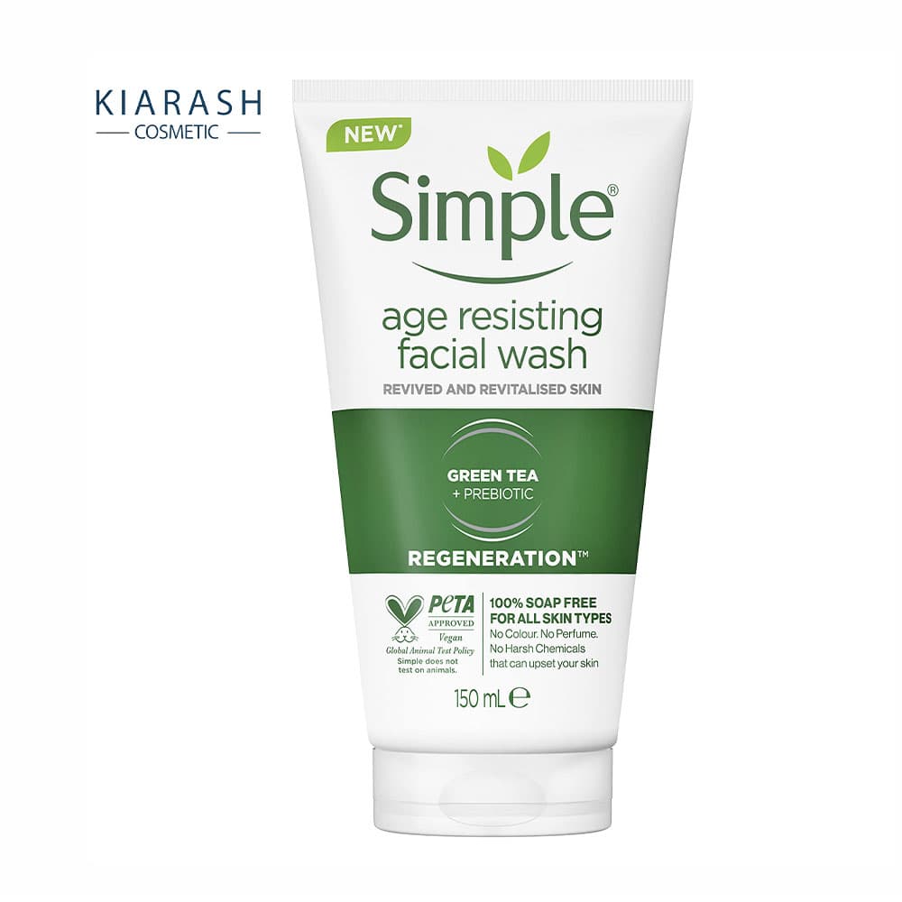 ژل شستشو ضد پیری سیمپل مدل Age Resisting حجم 150 میلی لیتر — تصویر ۵