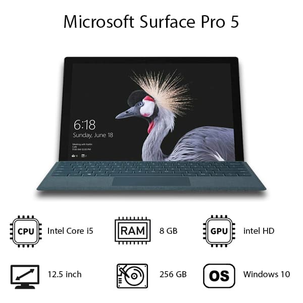 لپ تاپ Microsoft مدل Surface Pro 5