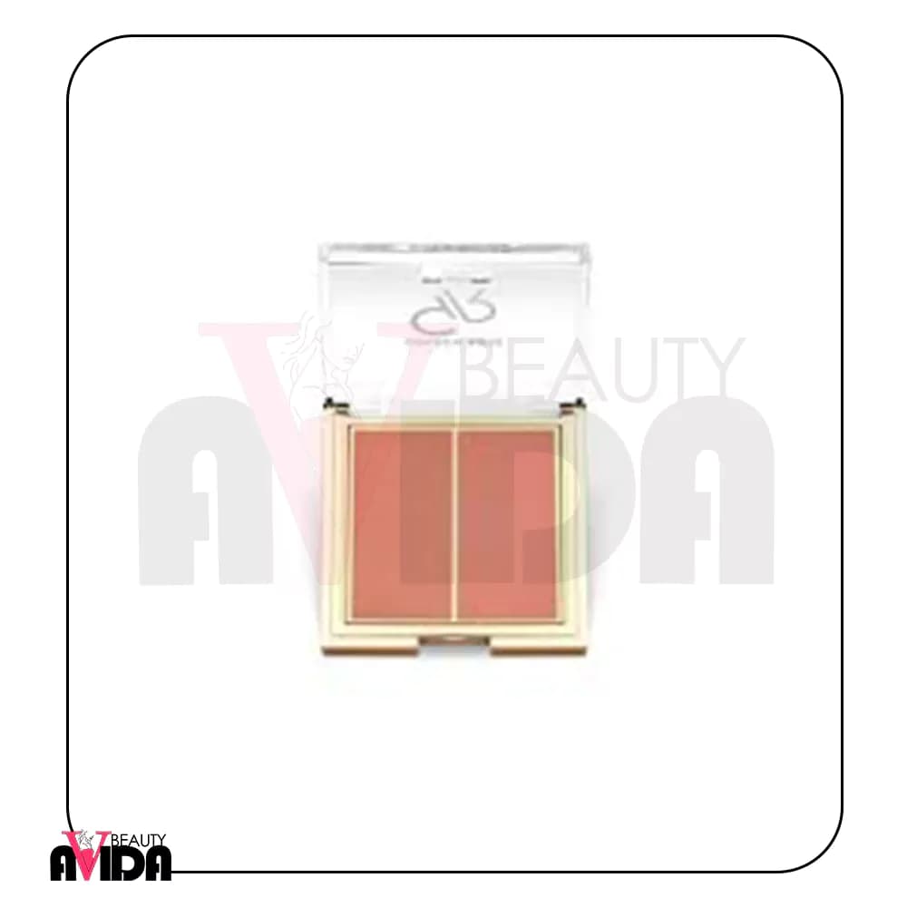 پالت رژگونه دو رنگ گلدن رز مدل Iconic Duo Soft Pink شماره 04