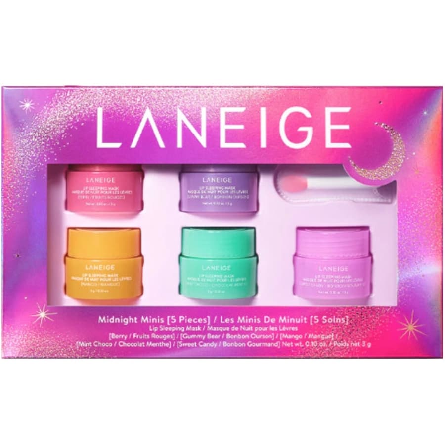 ماسک لب Midnight Minis مجموعه ۵ عددی Laneige Lip Sleeping Mask | هر کدام ۳ گرم