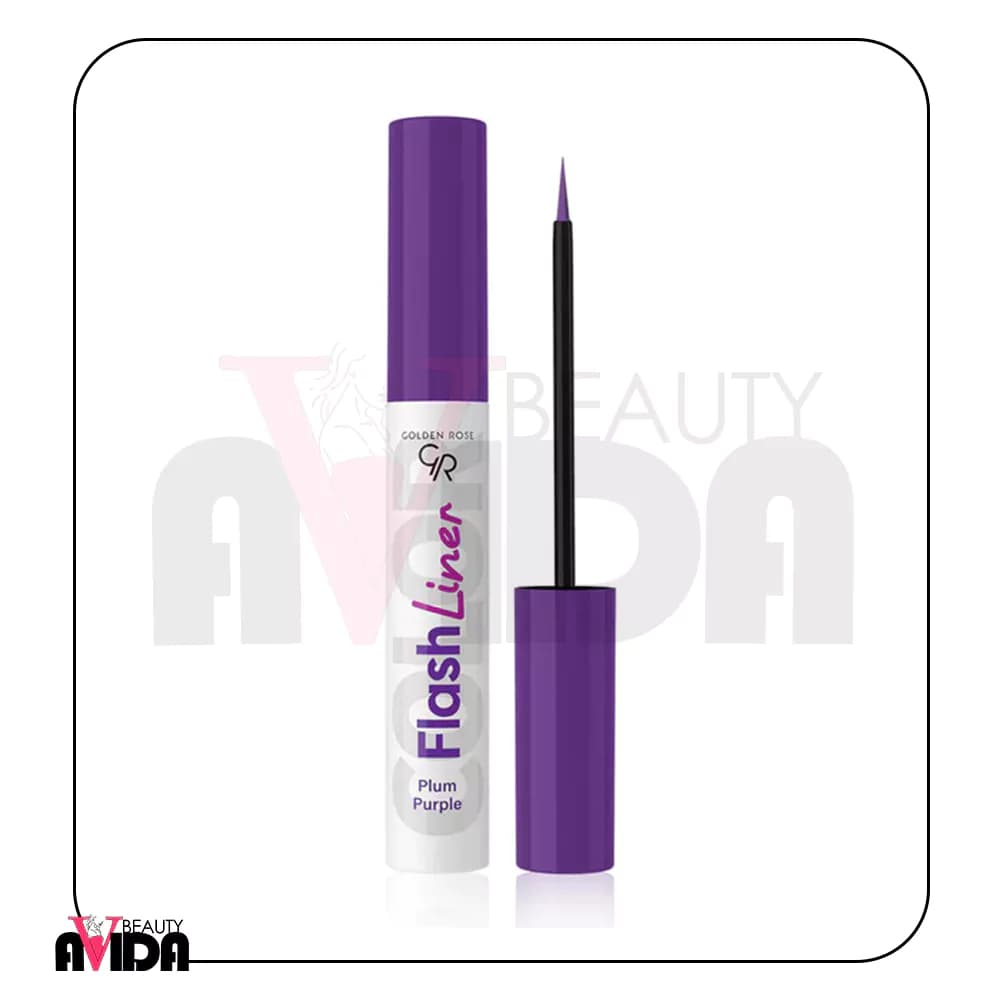 خط چشم رنگی گلدن رز Golden Rose Flash Liner Plum Purple شماره 107