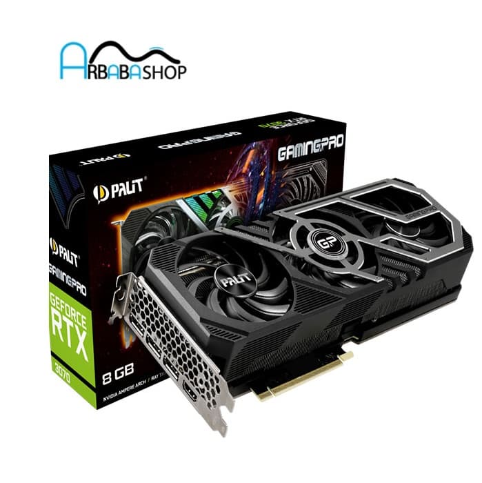 کارت گرافیک استوک گیمینگ پلیت GeForce RTX 3070 Ti GamingPro ظرفیت 8 گیگابایت