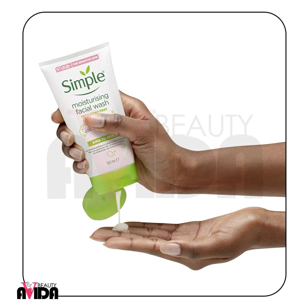 ژل شستشو صورت سیمپل Moisturising Facial Wash حجم 150 میلی لیتر — تصویر ۴