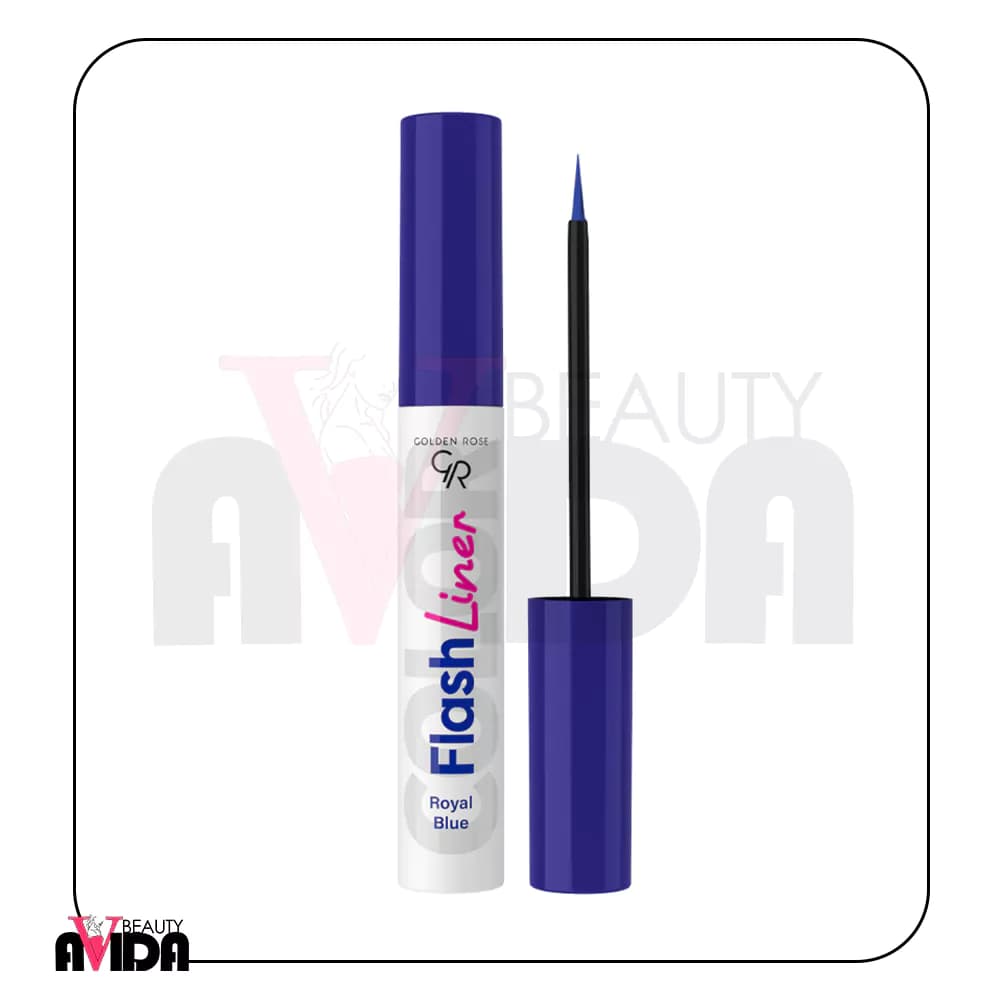 خط چشم رنگی گلدن رز Golden Rose Flash Liner Royal Blue شماره 104 — تصویر ۵