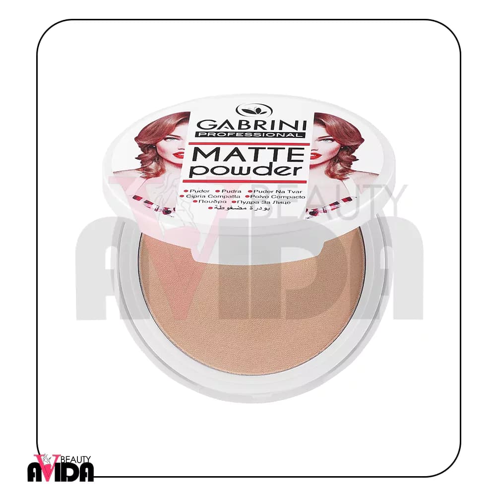 پنکک مات گابرینی Gabrini Matte Powder شماره 04 — تصویر ۲