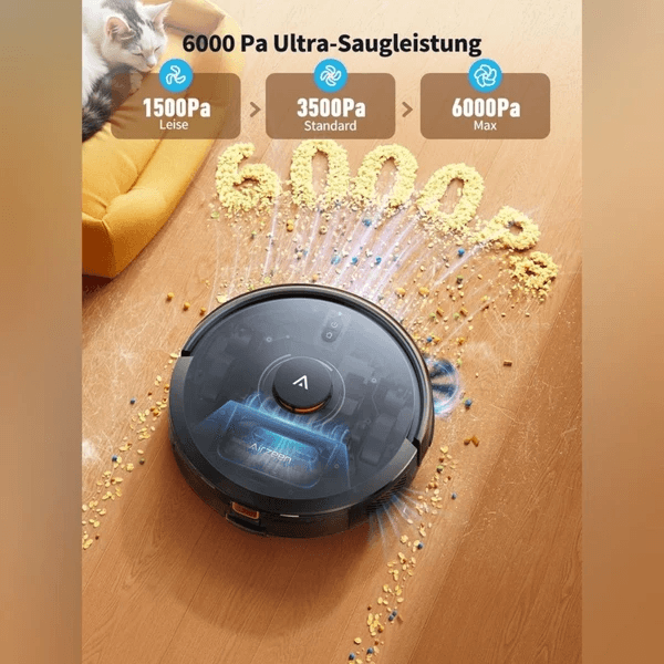جارو رباتیک Airzeen مدل Q10 pro — تصویر ۸