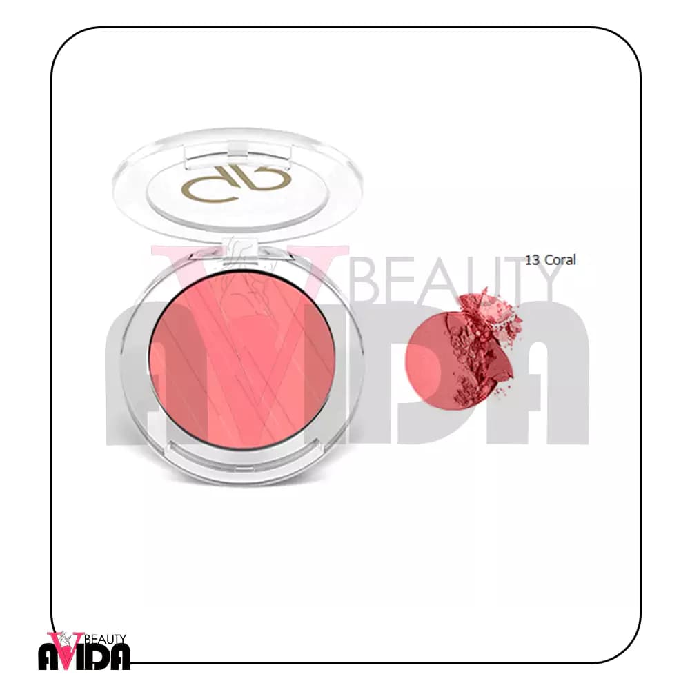 رژ گونه پودری گلدن رز مدل soft & silky شماره 13 — تصویر ۶