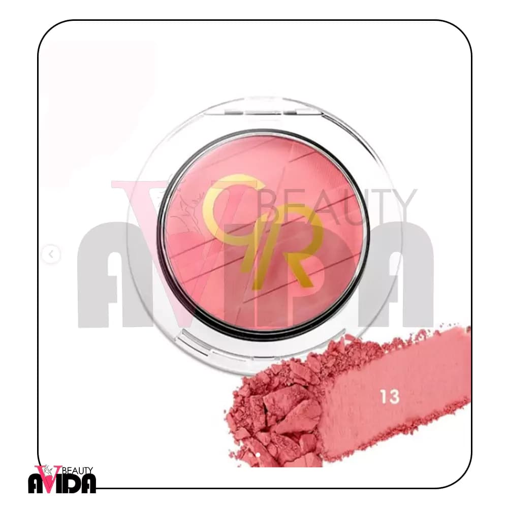 رژ گونه پودری گلدن رز مدل soft & silky شماره 13 — تصویر ۷