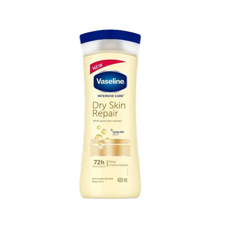 لوسیون بدن نرم و ترمیم کننده مدل Dry Skin Repair وازلین — تصویر ۵