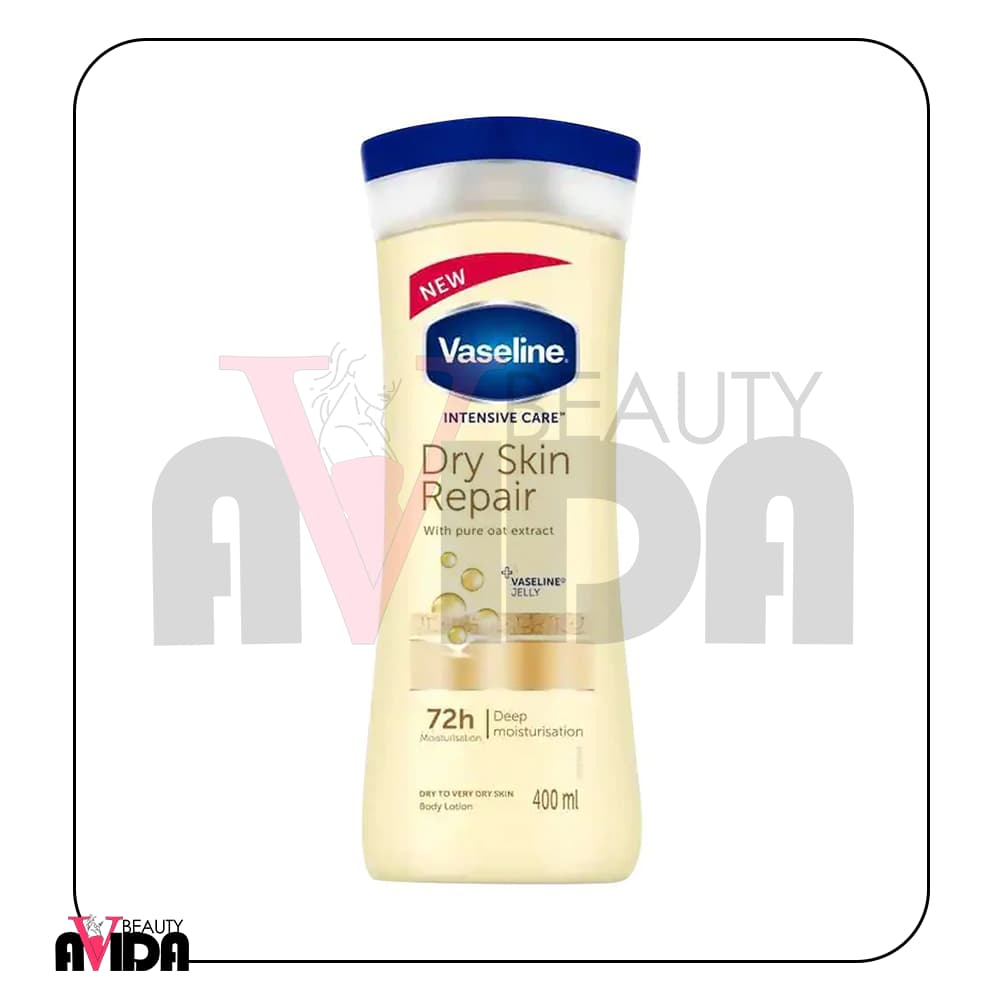 لوسیون بدن نرم و ترمیم کننده مدل Dry Skin Repair وازلین — تصویر ۲