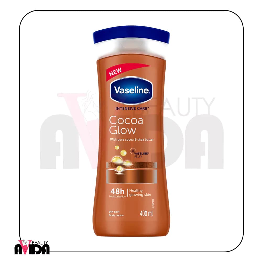 لوسیون بدن کره کاکائو وازلین مدل COCOA GLOW