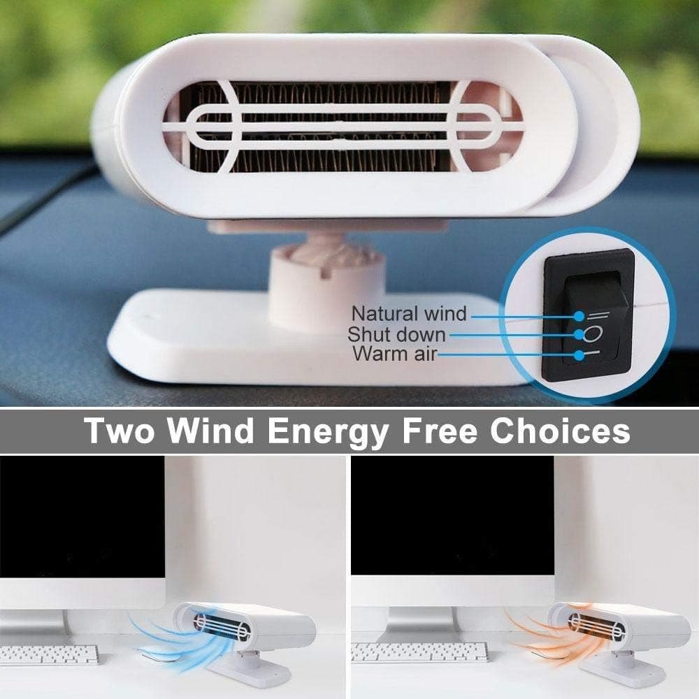 هیتر و پنکه فندکی خودرو مدل 300W — تصویر ۴