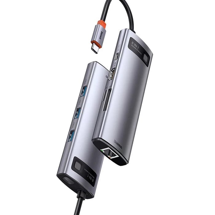 هاب 8 پورت USB-C باسئوس مدل CAHUB-CV0G — تصویر ۱۱