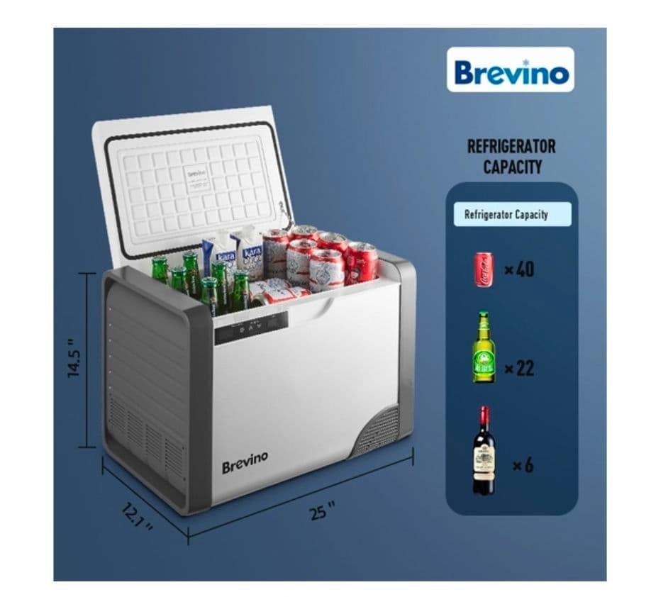 یخچال فریزر ماشین Brevino مدل BPR-20 — تصویر ۷
