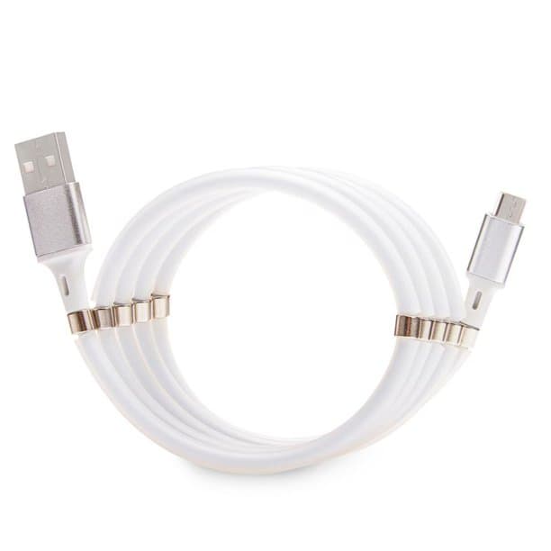 کابل تبدیل مغناطیسی USB به microUSB مدل S21 طول 1 متر